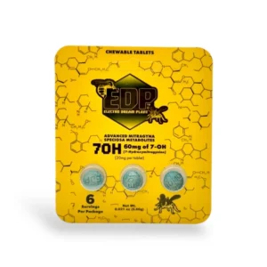 EDP 7OH 7-hydroxymitragynine Kratom Extract Tablets 20mg Per Tablet